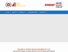 Tablet Screenshot of everestpump.com